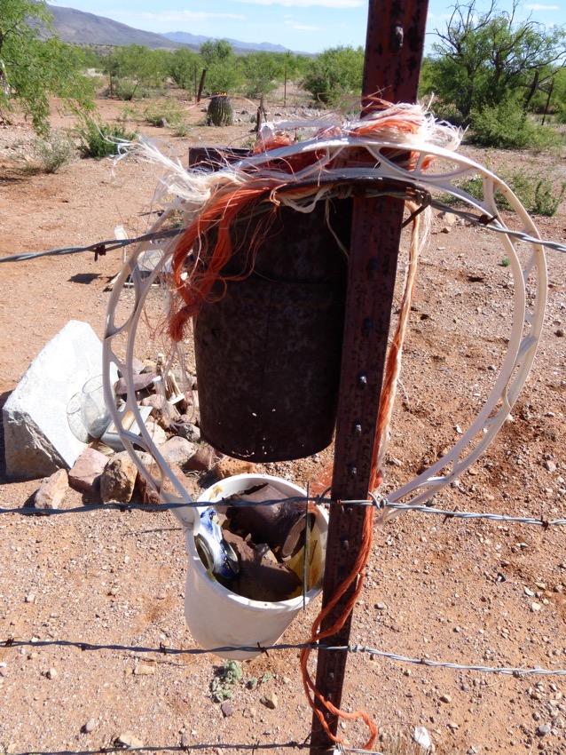 Gravesite in the desert