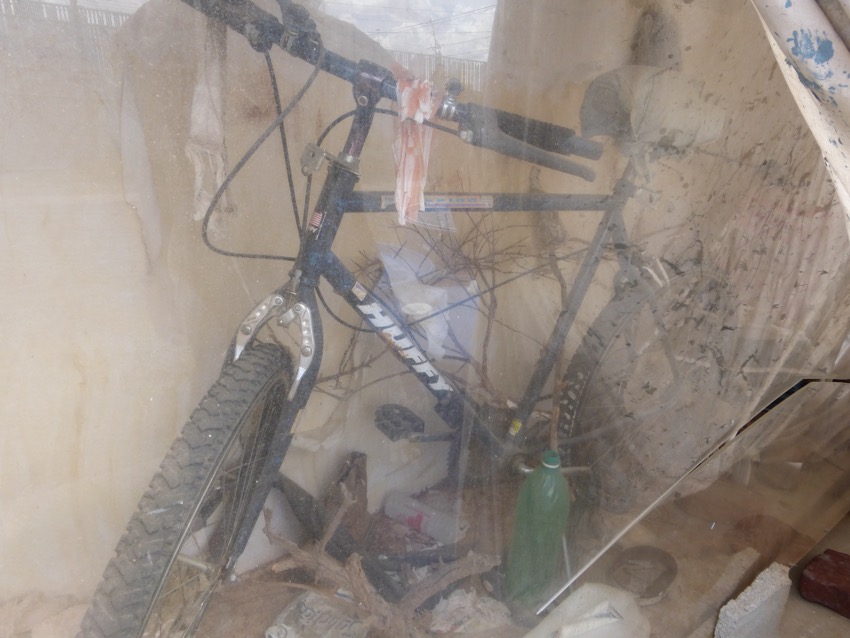 Items found in the desert ... including a bicycle!