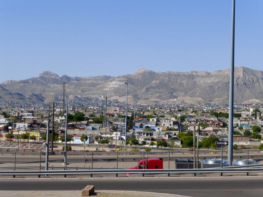 A view of Ju&aacute;rez, Mexico from the backyard of my childhood home in Sunset Heights